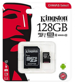 Thẻ nhớ MICRO-SD 128GB KINGSTON CLASS  10