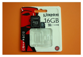 Thẻ nhớ MICRO-SD 16GB KINGSTON CLASS  10