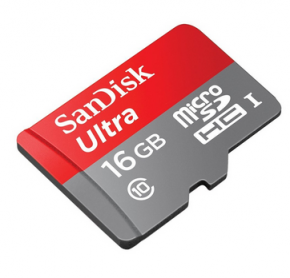 Thẻ nhớ MICRO-SD 16GB SANDISK CLASS 10