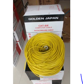 CÁP MẠNG GOLDEN JAPAN 4 PAIR SFTP CAT 6E ( Màu Vàng )