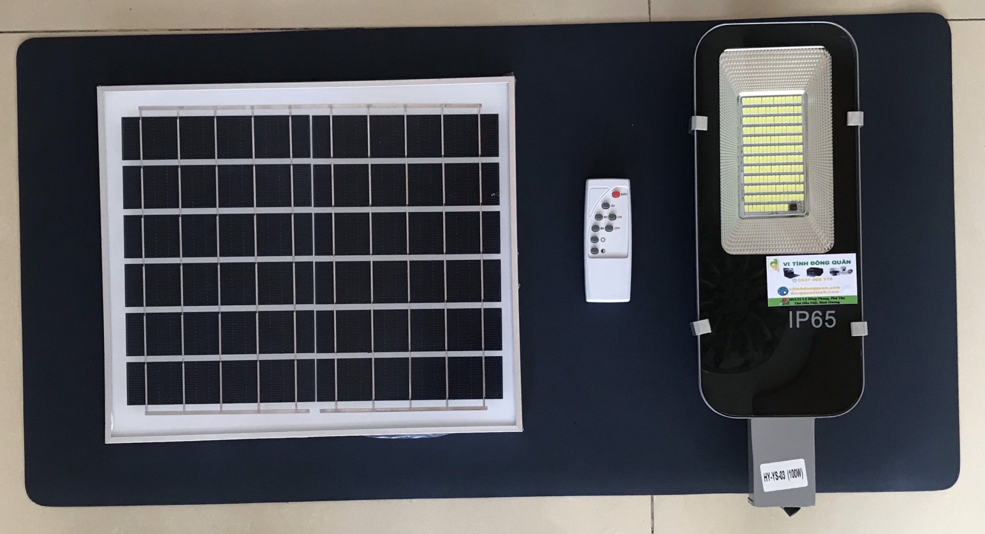 Đèn năng lượng mặt trời 100W Mini