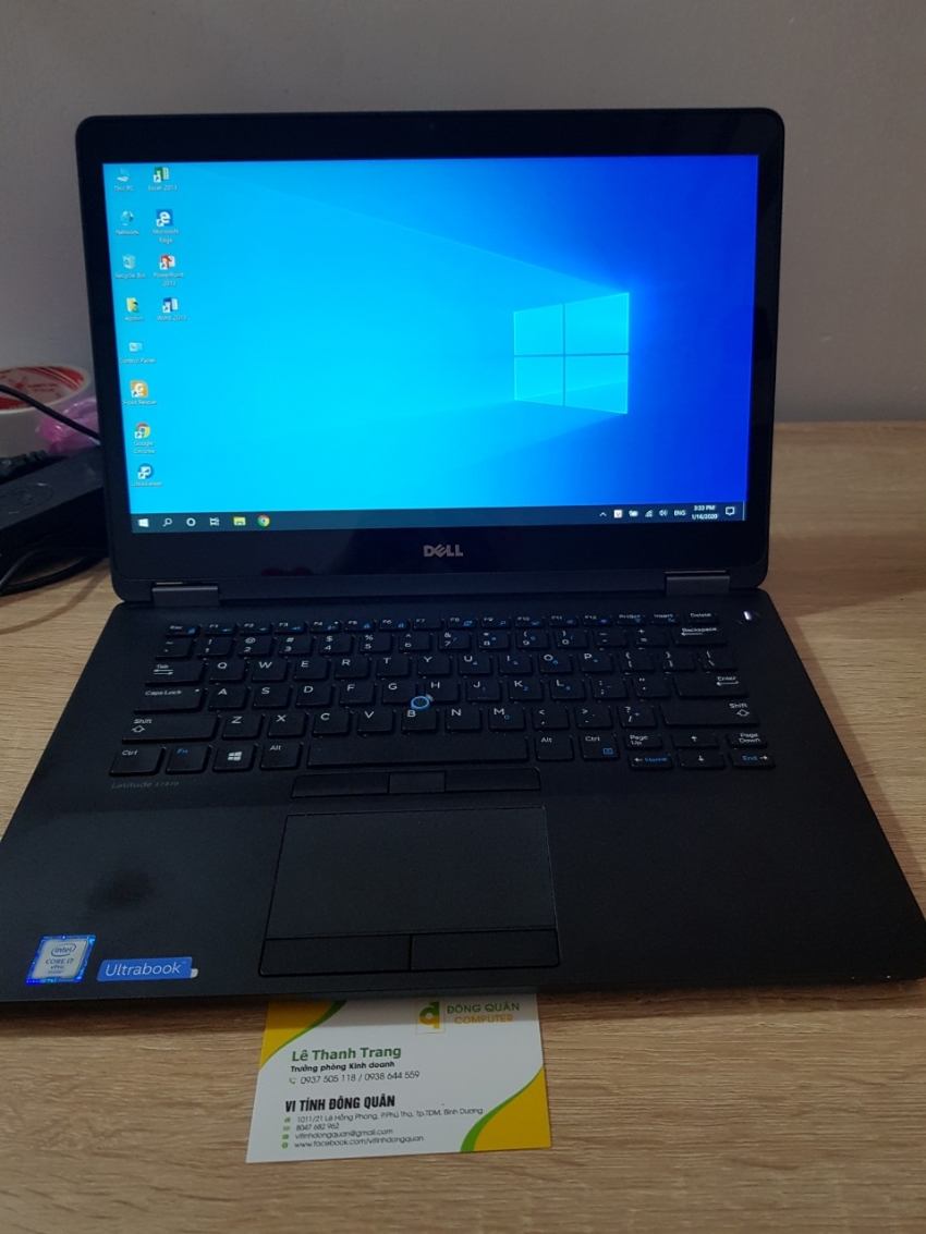 Laptop Dell E7470 Core I7 | Ram8Gb | Ssd256 | 14Inch | Màn Hình Cảm Ứng