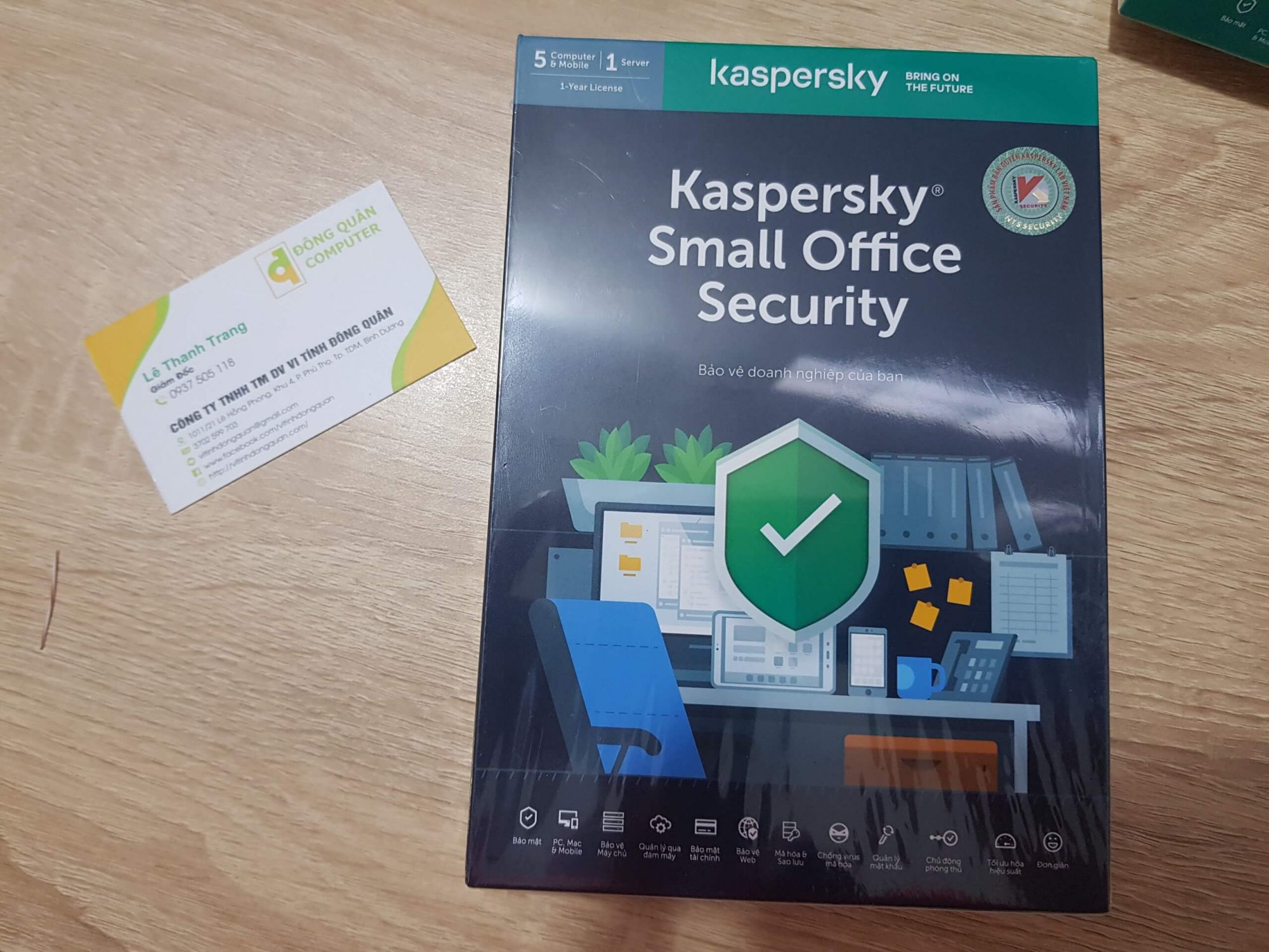 Phần mềm diệt virus Kaspersky - KSOS 1 Server + 5PCs