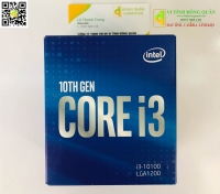 CPU INTEL CORE I3-10100 (6MB cache, 4C/8T, 3.6GHz~4.3 GHz)